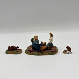 Department 56 1999 Seasons Bay An Afternoon Picnic Set Of 3 56.53420 Retired